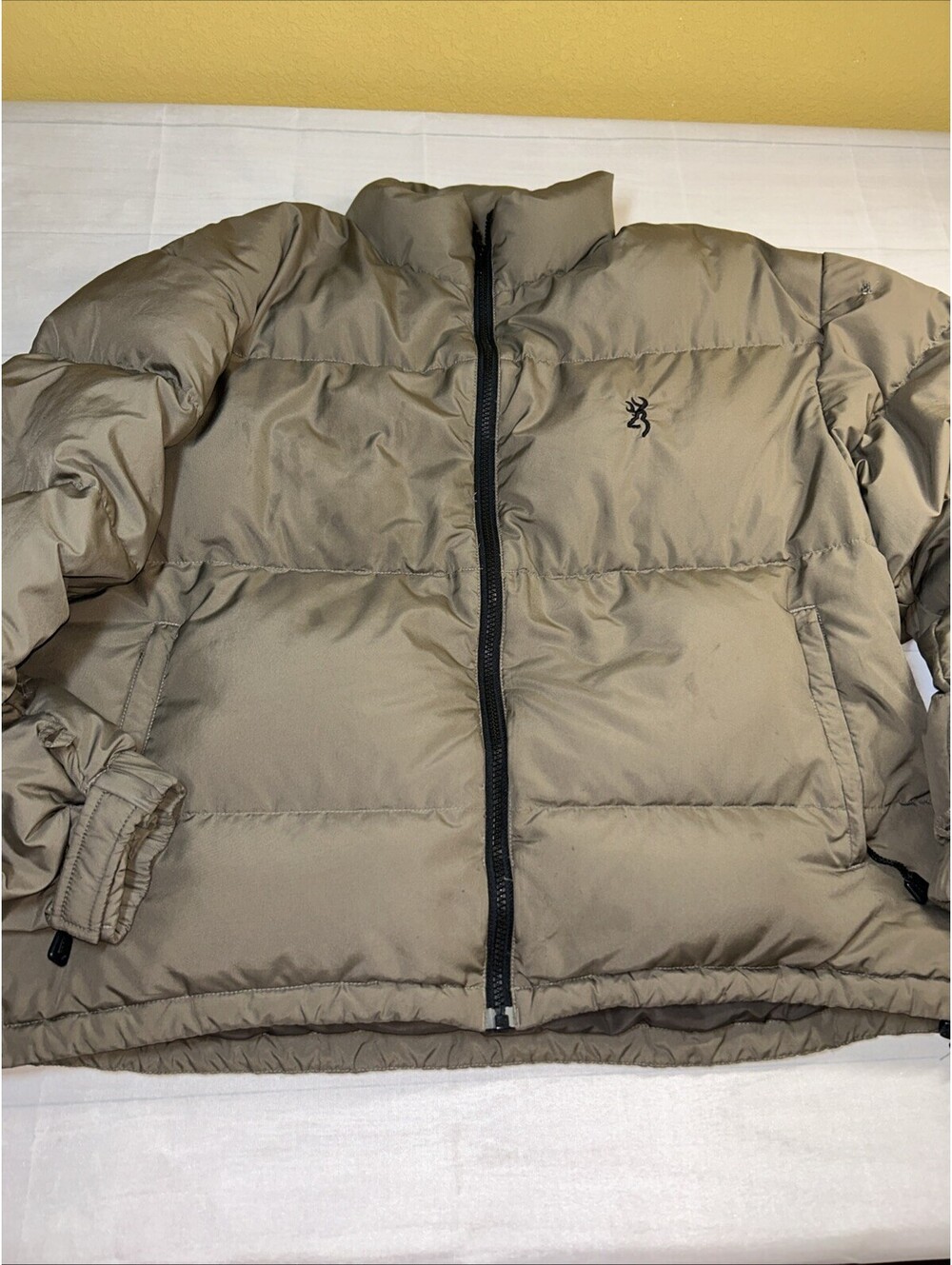 Browning Exchange System Goose Down Jacket Mens L Brown Hunting Puffer Outdoor